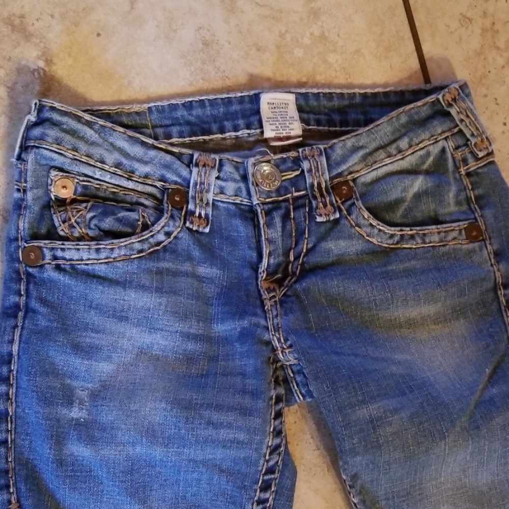 True Religion boot cut women's jeans size 27×31.5 - Picture 5 of 7